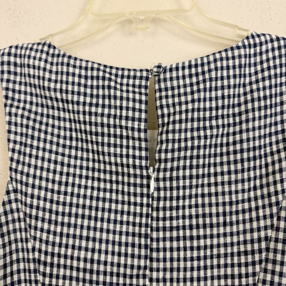 Reformation Black and White Gingham Mini Dress - Picture 5 of 11